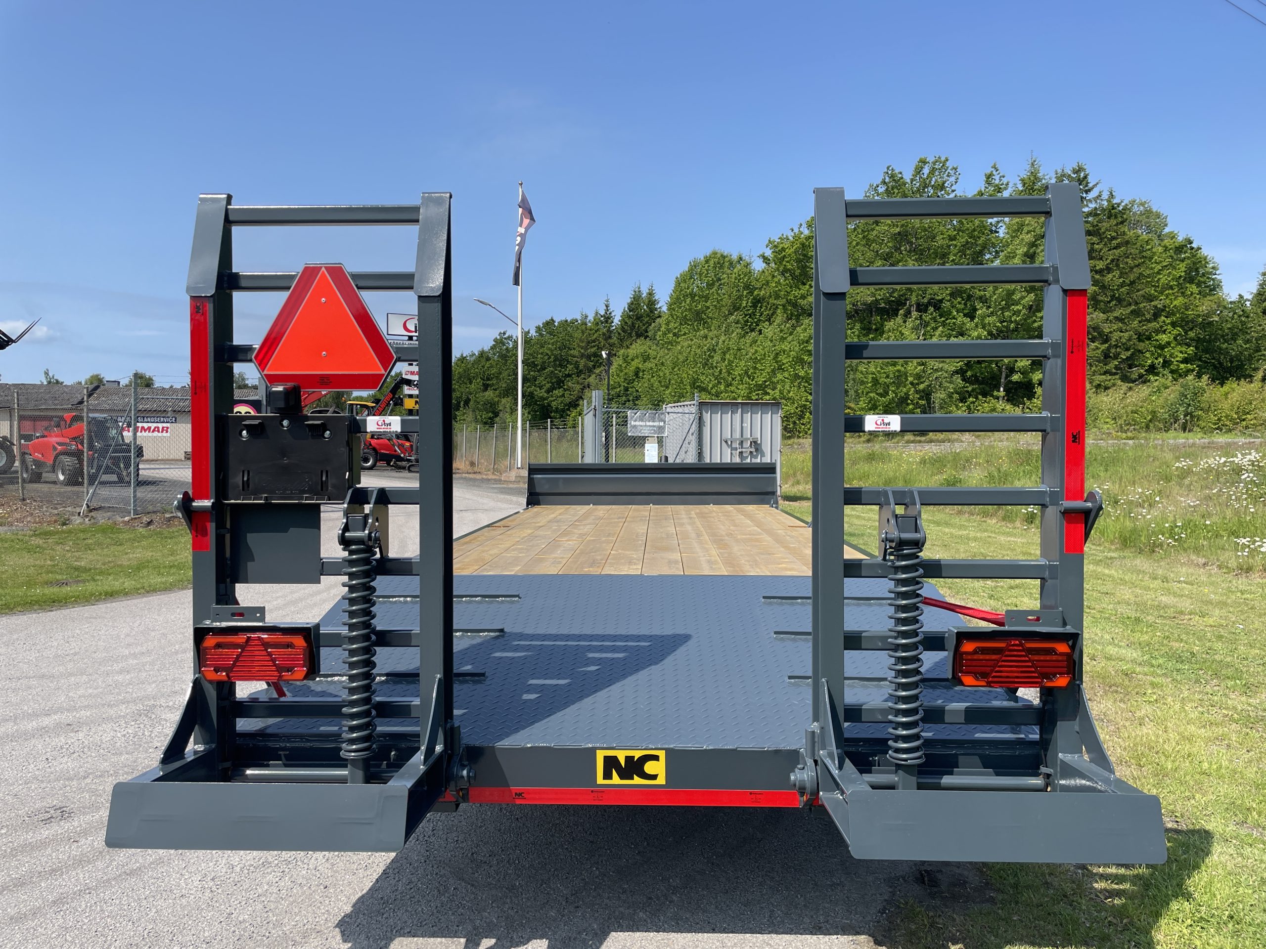 NC 2axl Traktordragen Maskintrailer 16T - Bild 4