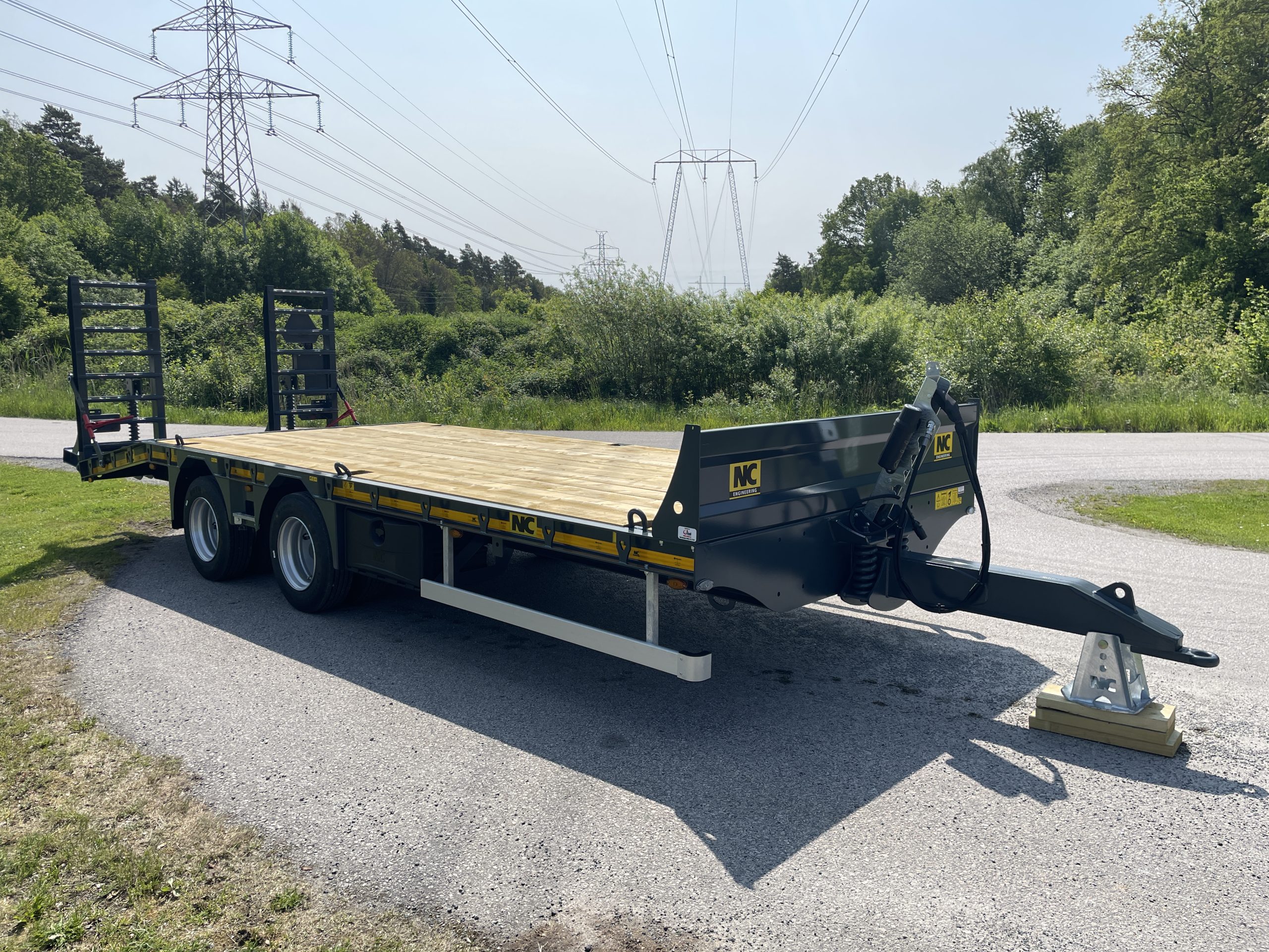 NC 2axl Traktordragen Maskintrailer 16T - Bild 7