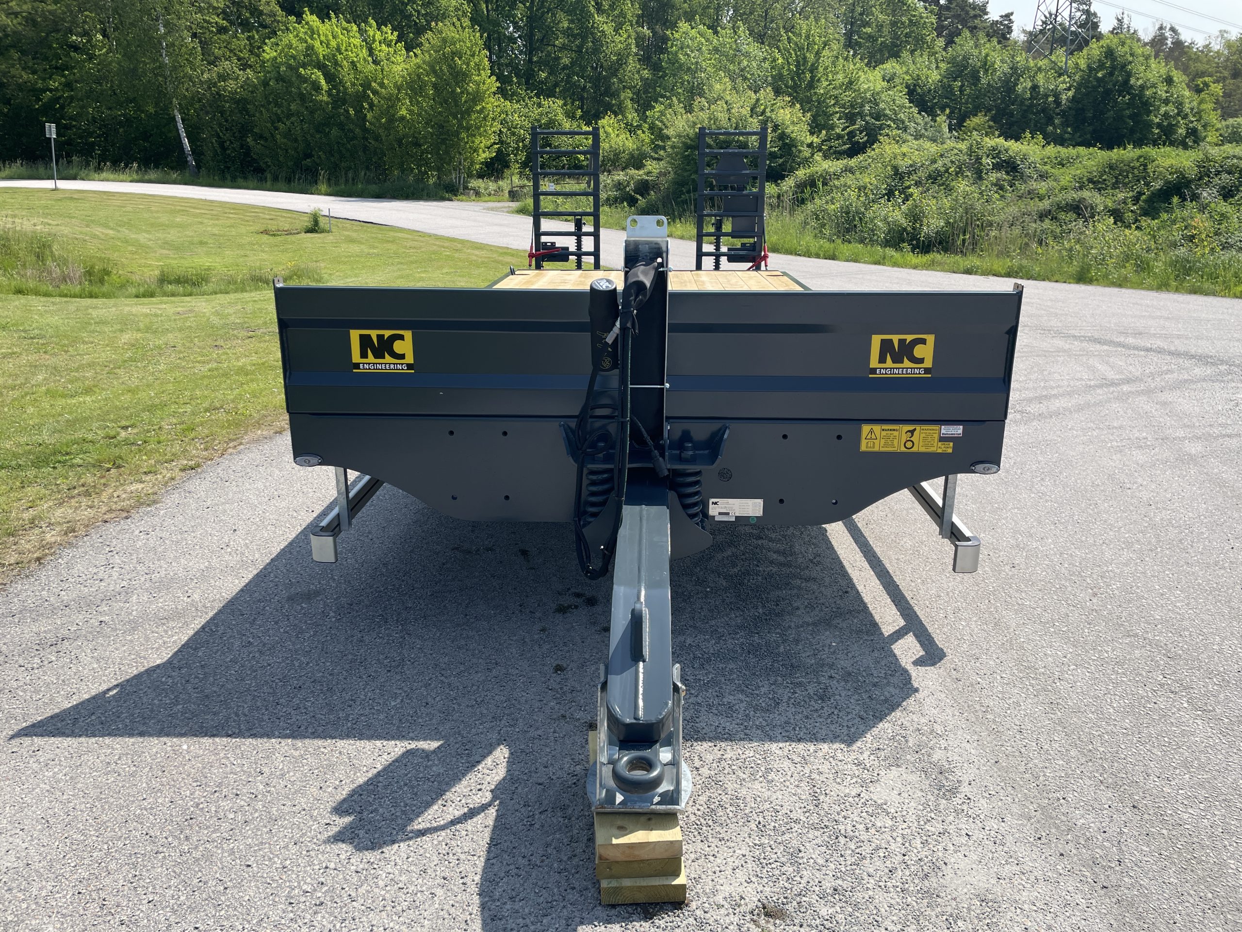 NC 2axl Traktordragen Maskintrailer 16T - Bild 8