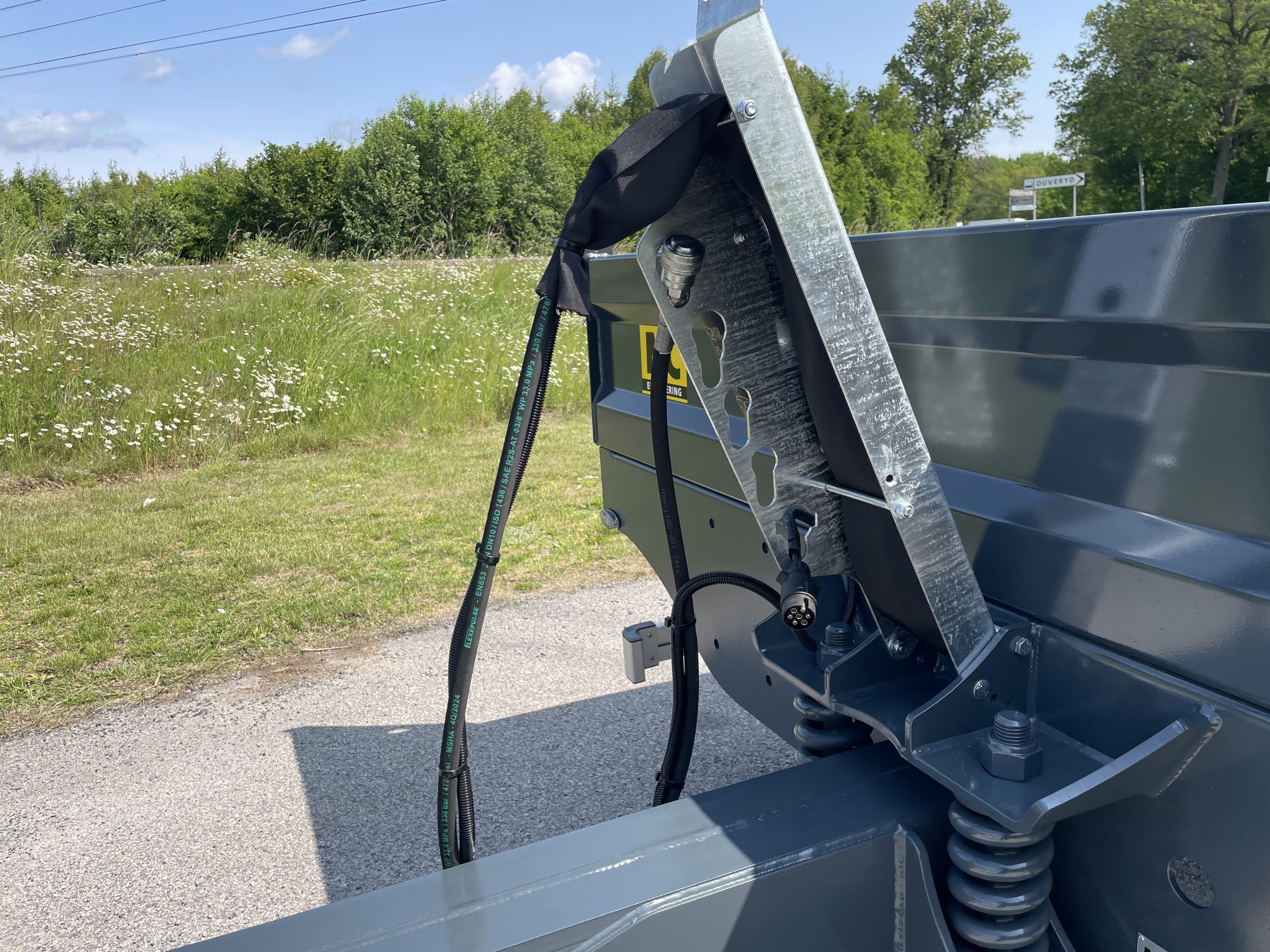 NC 2axl Traktordragen Maskintrailer 16T - Bild 9