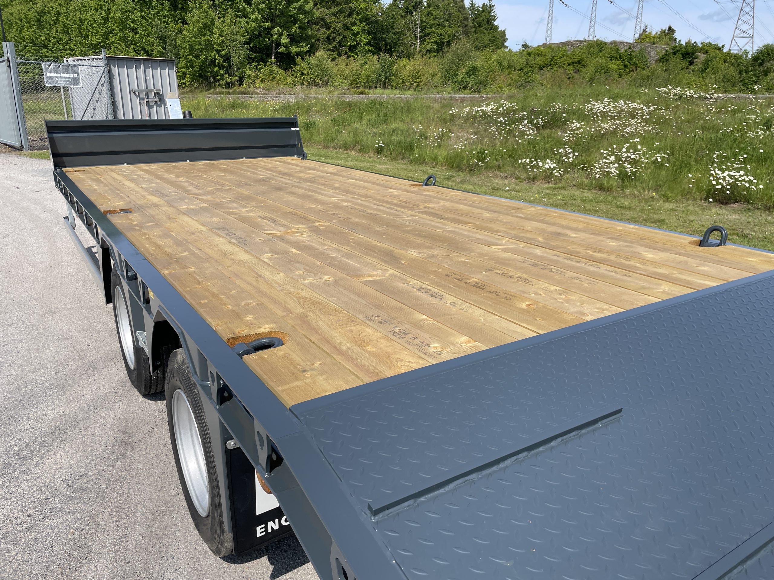 NC 2axl Traktordragen Maskintrailer 16T - Bild 14