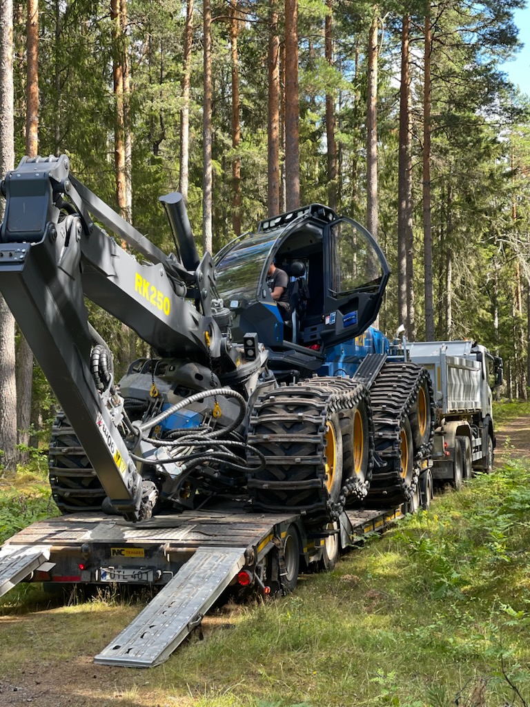 NC 4axl Skogsmaskinsläp 38T - Bild 6