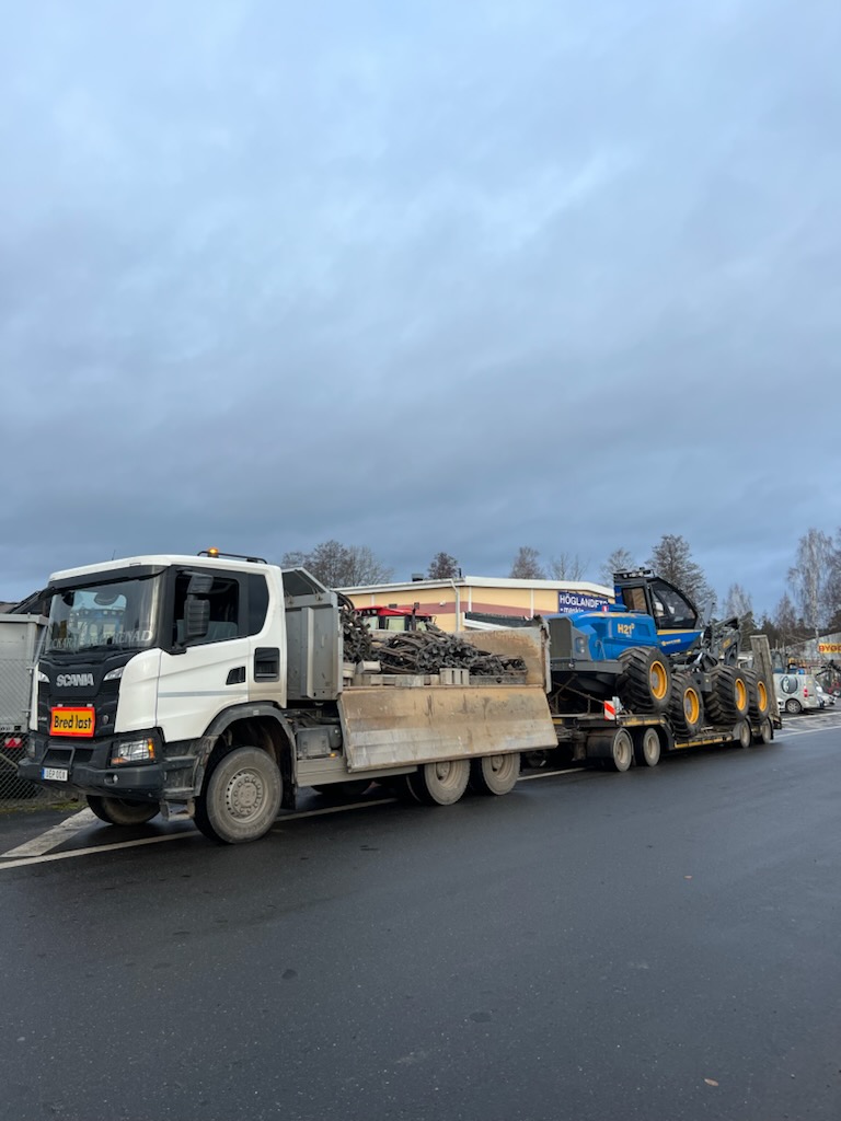 NC 4axl Skogsmaskinsläp 38T - Bild 8