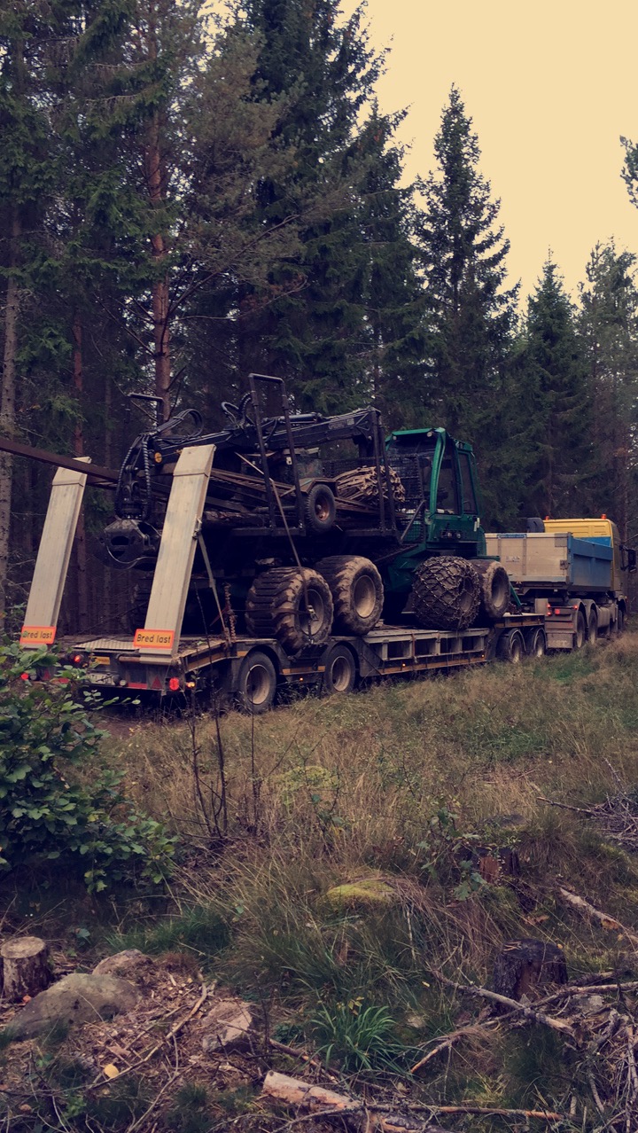 NC 4axl Skogsmaskinsläp 38T - Bild 7